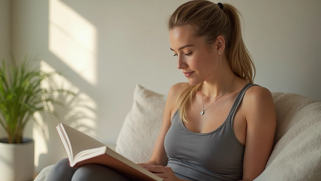 Vrouw volgt haar dagelijkse routine in een gestructureerde agenda, bouwt positieve gewoonten op