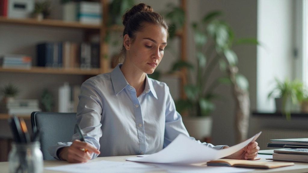 Vrouw die productiviteits- en tijdbeheerstechnieken demonstreert
